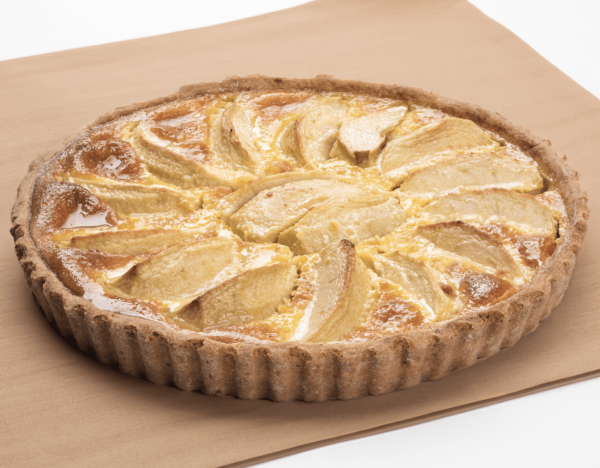 Tarte normande, crème calvados