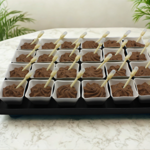 Verrines sucrées mousse chocolat Grand'mère