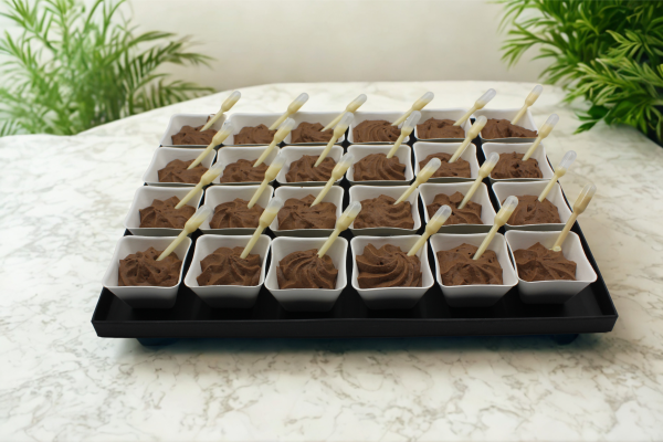 Verrines sucrées mousse chocolat Grand'mère