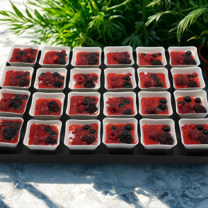 Verrines sucrées Panacotta VEGAN