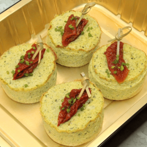 Flanc de courgette à la tomate