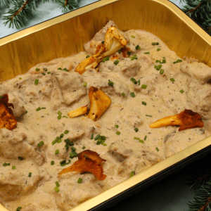 Sauté de veau aux girolles