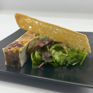 Finger de canard au foie gras et fruits secs